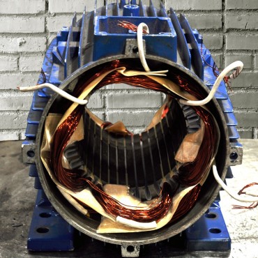 Перемотка статора кранового электродвигателя 4A132S4 7,50 кВт